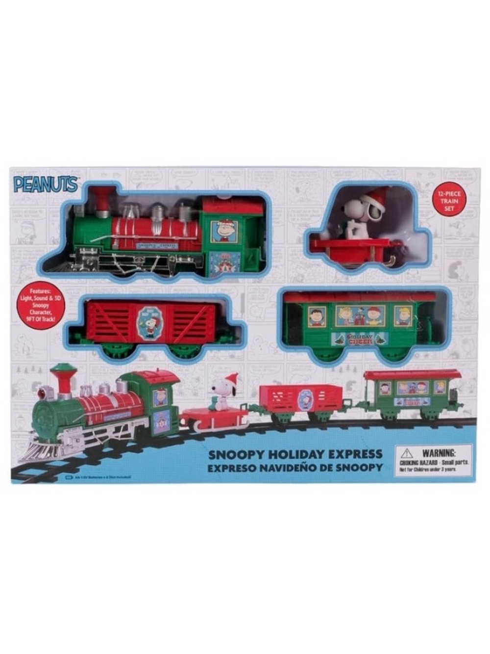 NIB. Peanuts Snoopy Holiday Express Train Set